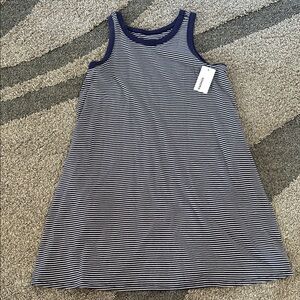 Sonoma Navy and White Striped dress